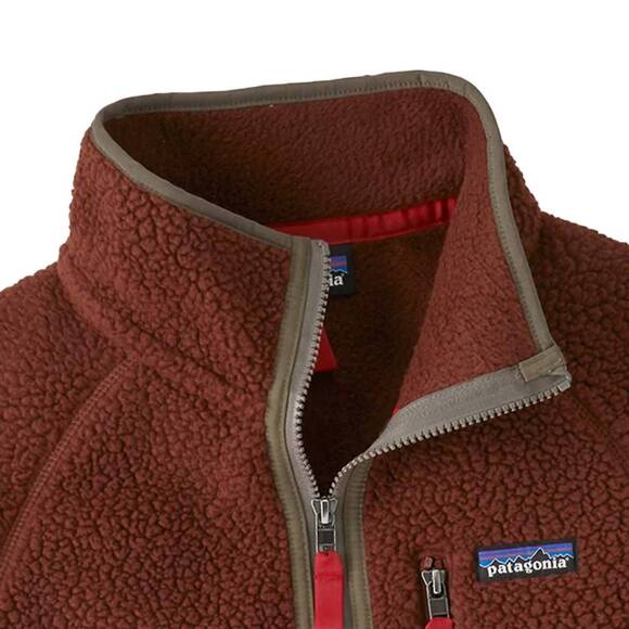 NEW PATAGONIA men's retro pile fleece jacket in dried vanilla - Picture 9 of 9